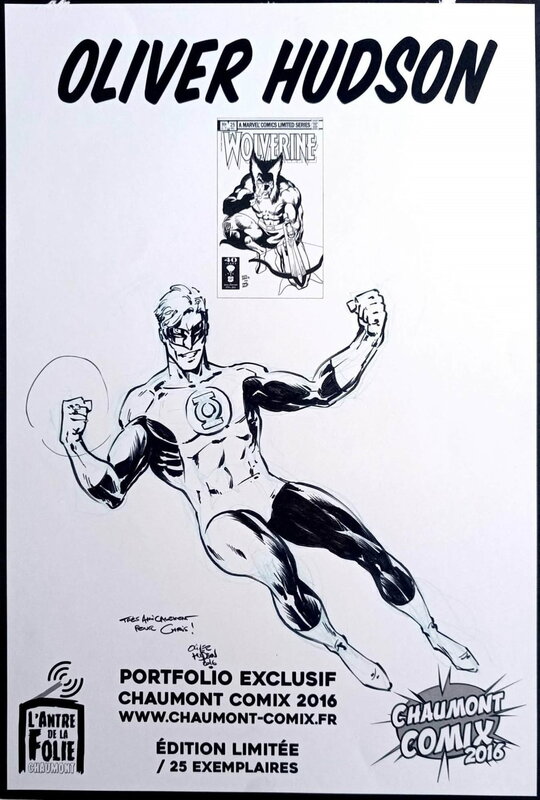 Green Lantern by Olivier Hudson - Original Illustration