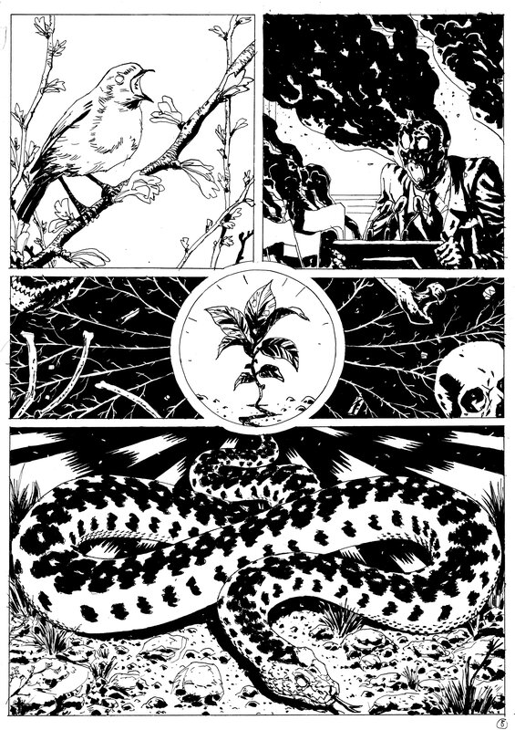 En vente - Jérémie Gasparutto, Le Chemin Derrière la Maison - Page originale 20 - Planche originale