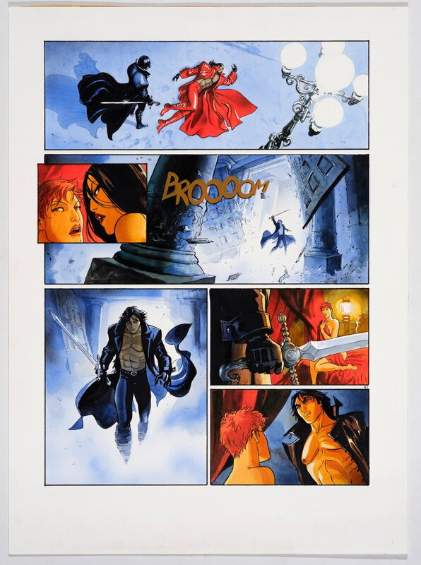 Rapaces T3 par Enrico Marini - Planche originale