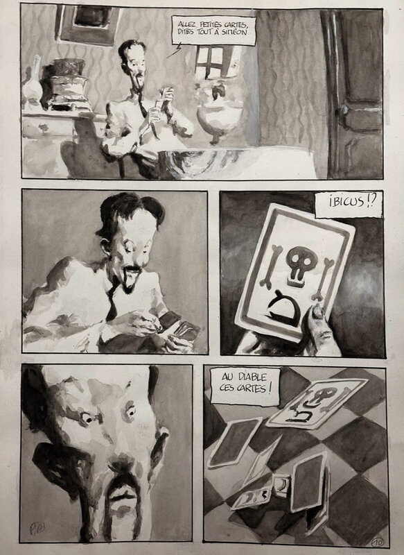 Planche originale de Pascal Rabaté 'Ibicus' - Planche originale