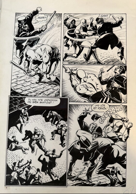 César Spadari, The London Underground Murders - Planche originale