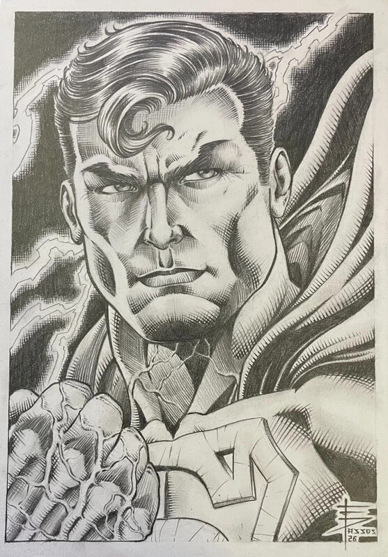 Superman by Edson Passos - Original Illustration