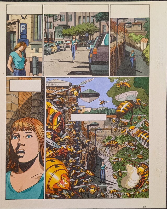 Dina Kathelyn, Viviane Nicaise, La vie en rose - planche 29 - Color guide