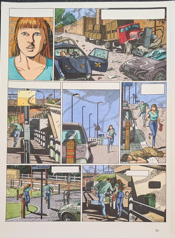 Dina Kathelyn, Viviane Nicaise, La vie en rose - planche 30 - Color guide