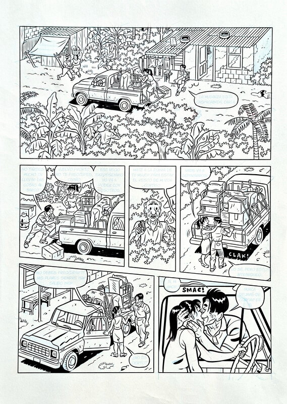 Toni Carbos, Le roi sans couronne - Planche originale