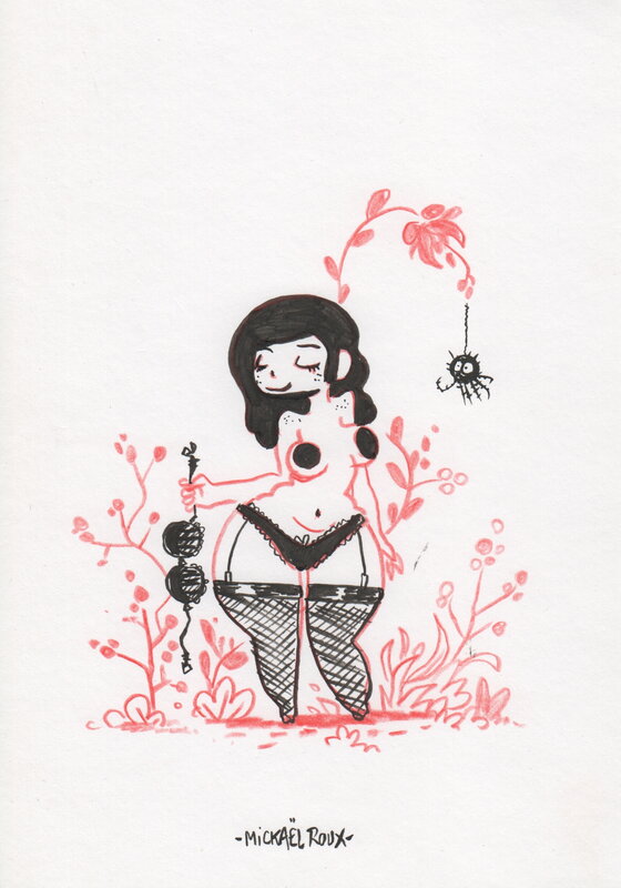 Mickaël Roux - Emy Witch - Original Illustration