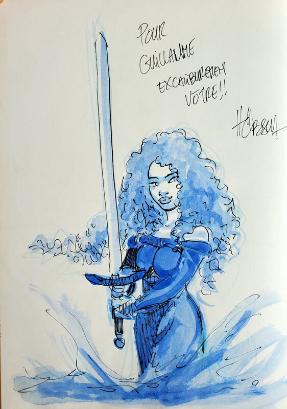 Eric Hübsch, LE CHANT D'EXCALIBUR    T1 LE REVEIL DE MERLUN - Dédicace