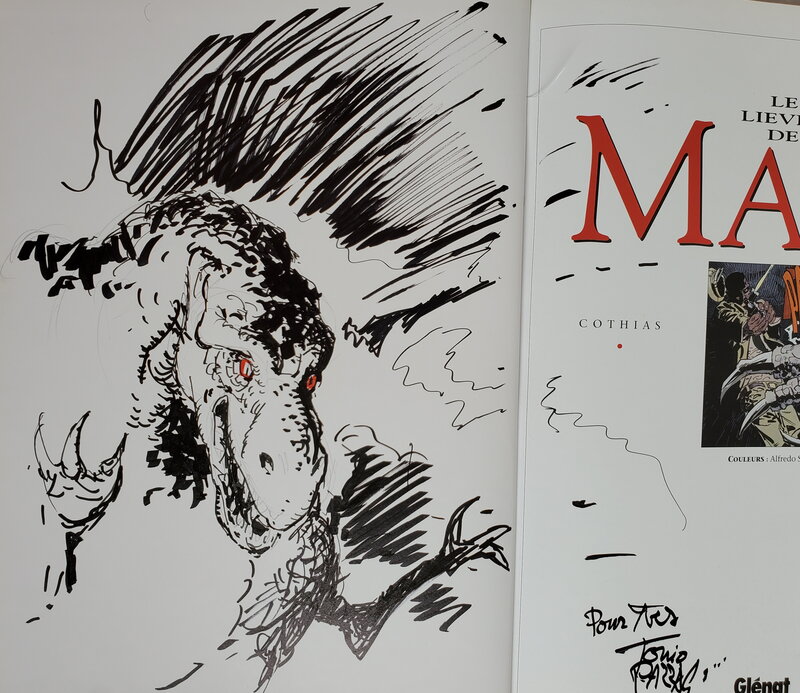 Antonio Parras, LE LIEVRE DE MARS    T7 - Dédicace