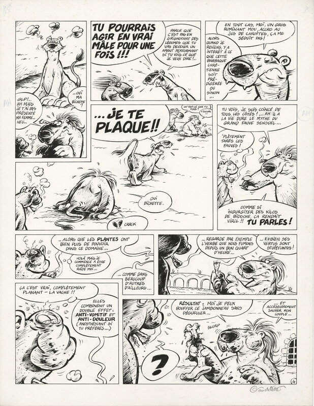 Gaudelette - Magret de chrétiens aux herbes - Planche 4/5 - Planche originale