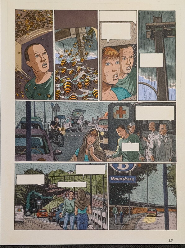 Dina Kathelyn, Viviane Nicaise, La vie en rose - planche 33 - Mise en couleur