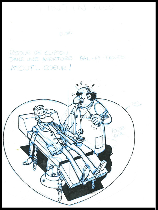 Turk, Clifton, A Tout...Coeur ! Couverture alternative ou préparatoire - Couverture originale