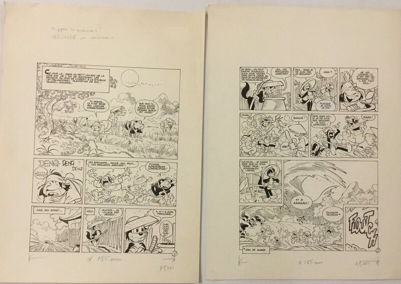 Cavazzano - Planches originales 