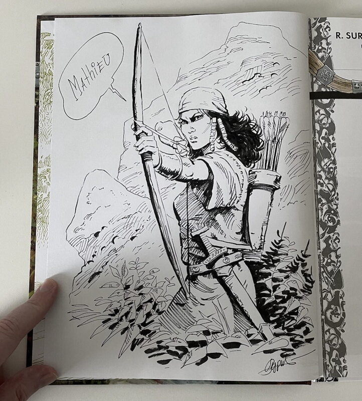 Dédicace Kriss de Valnor Roman Surzhenko - Dédicace