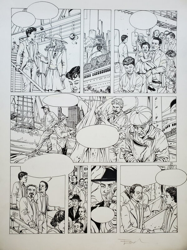 Ersel, FRENCHY   T1 FRENCH LINE - Planche originale