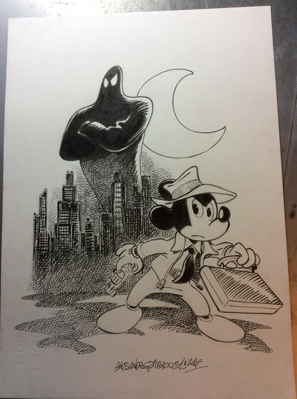 Gottardo - Mickey “The rise of Phantom Blot” - Planche originale