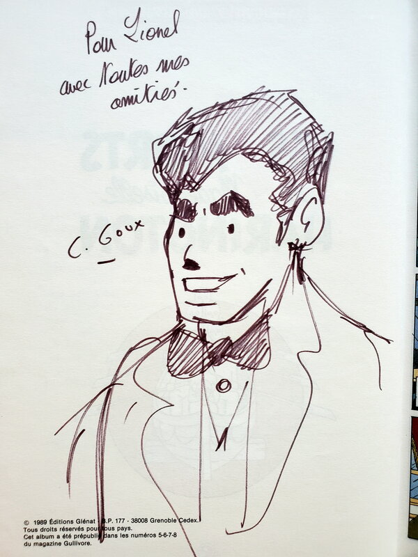 Christian Goux, LES AVENTURES D'HENRI-GEORGES MIDI   T1 LES 7 MORTS DE MADEMOISELLE HARINGTON - Dédicace