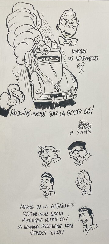 Gringos locos par Olivier Schwartz, Yann - Illustration originale