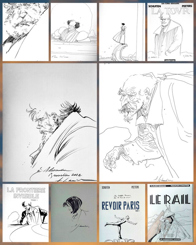 ■ 10 dédicaces de François Schuiten ■ - Dédicace