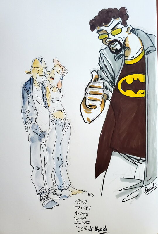 David Bolvin, MIKE ZOMBI    T1 KO AU PREMIER ROUND - Dédicace