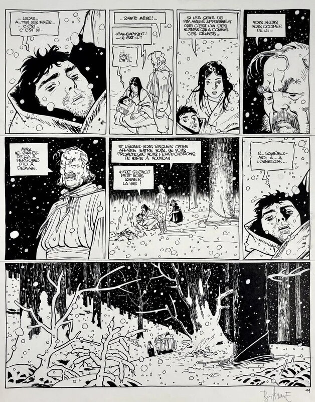 Matthieu Bonhomme, Marc Velhman, Le Marquis d'Anaon - La vierge noire - T2 p43 - Comic Strip