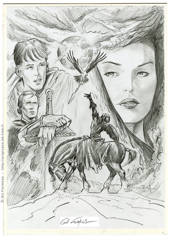 Ladyhawke by Gil Formosa - Original art