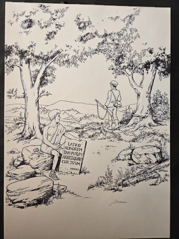 En vente - VINCENT HENIN, Illustration originale d'alix - Illustration originale