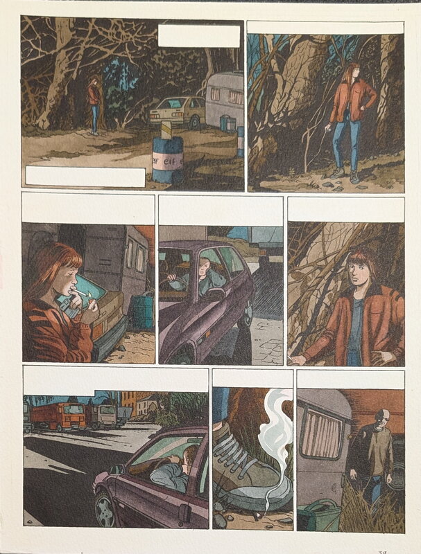 Dina Kathelyn, Viviane Nicaise, La vie en rose - planche 39 - Mise en couleur