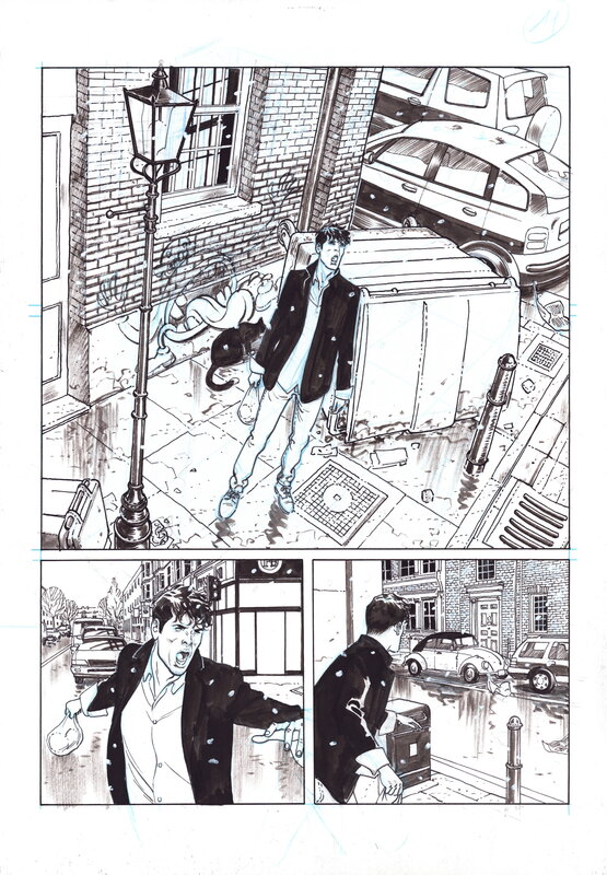 En vente - Marco Nizzoli, Paola Barbato, Dylan Dog #394 [Eterne stagioni] - Planche originale