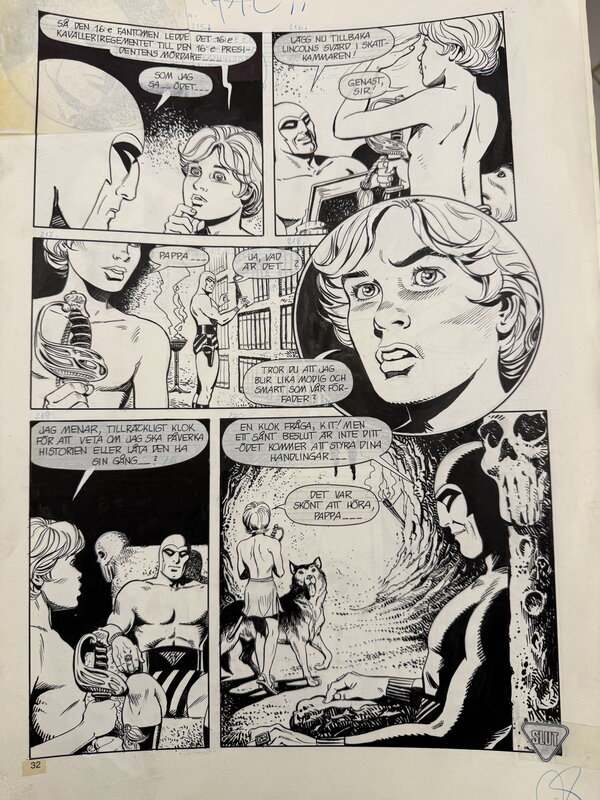 César Spadari, Fantomen “ The Assessination of President Lincoln” - Comic Strip