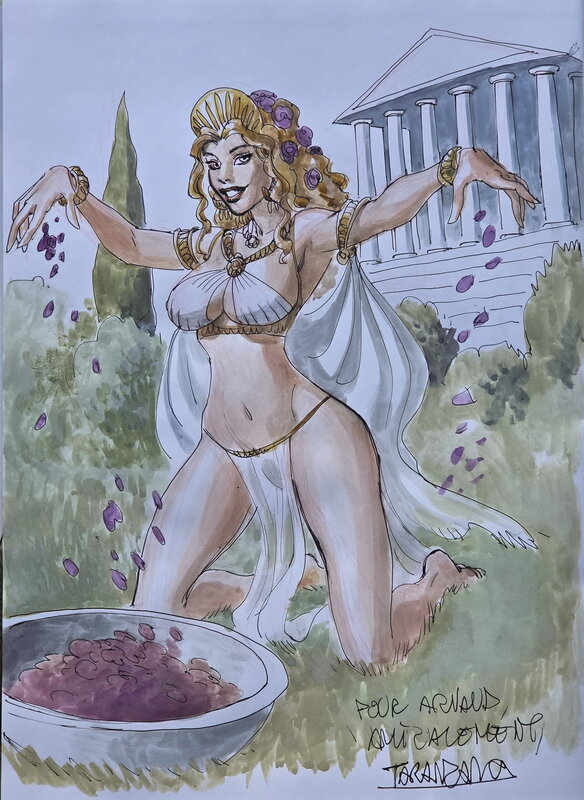 Pierre Taranzano, Dédicace L'Iliade T2 - La Guerre des dieux - Dédicace