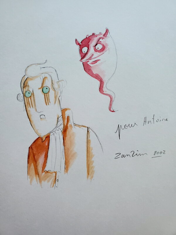 Zanzim, Les YEUX VERTS   T1 LA POLITESSE DES MONSTRES - Dédicace