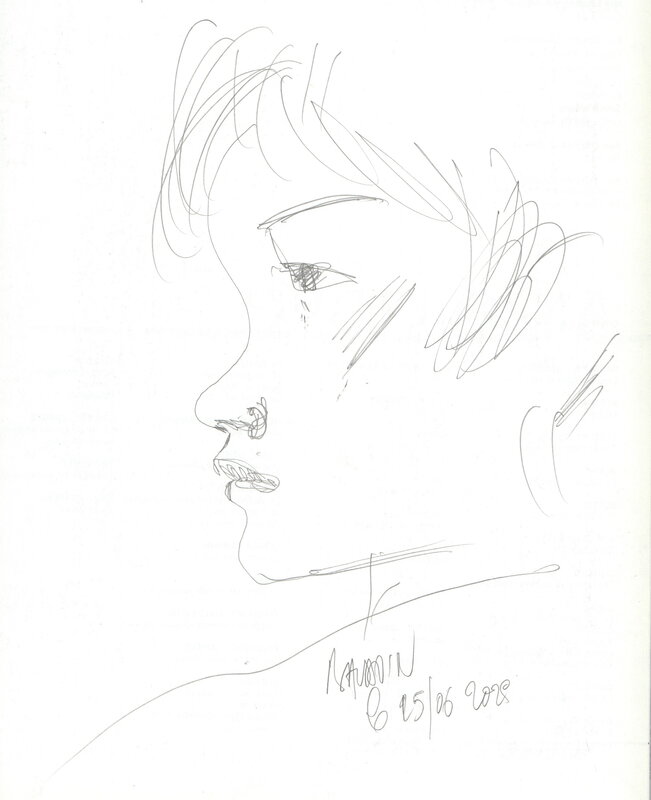 Edmond Baudoin, Les yeux dans le mur - Dédicace