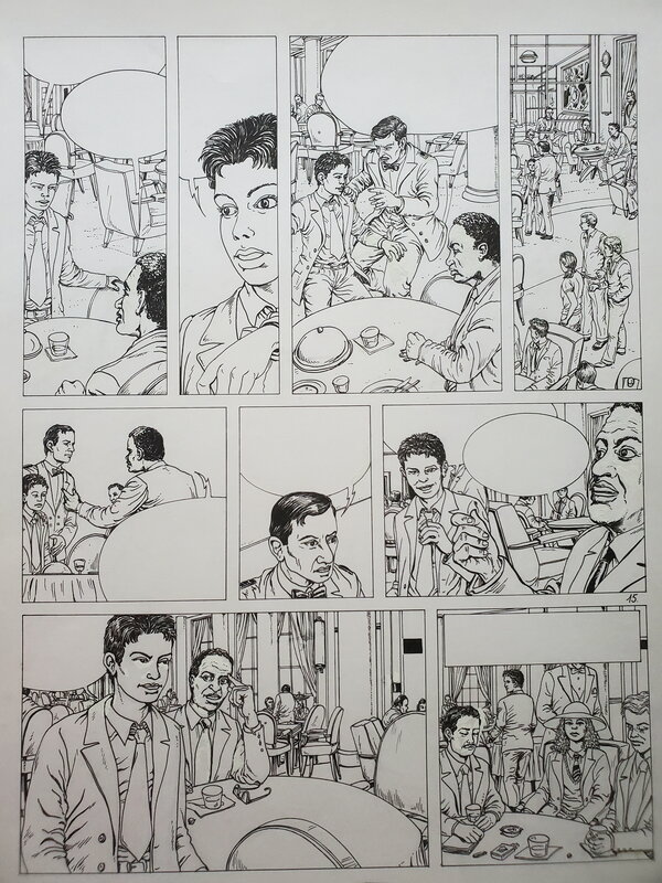 Ersel, FRENCHY    T1 FRENCH LINE - Planche originale