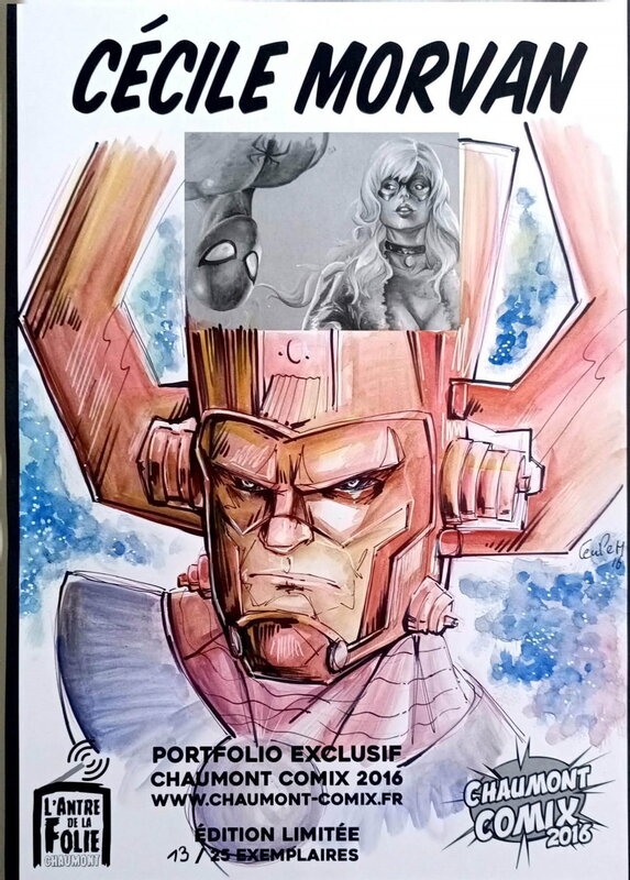 Galactus by Cecile Morvan - Original Illustration