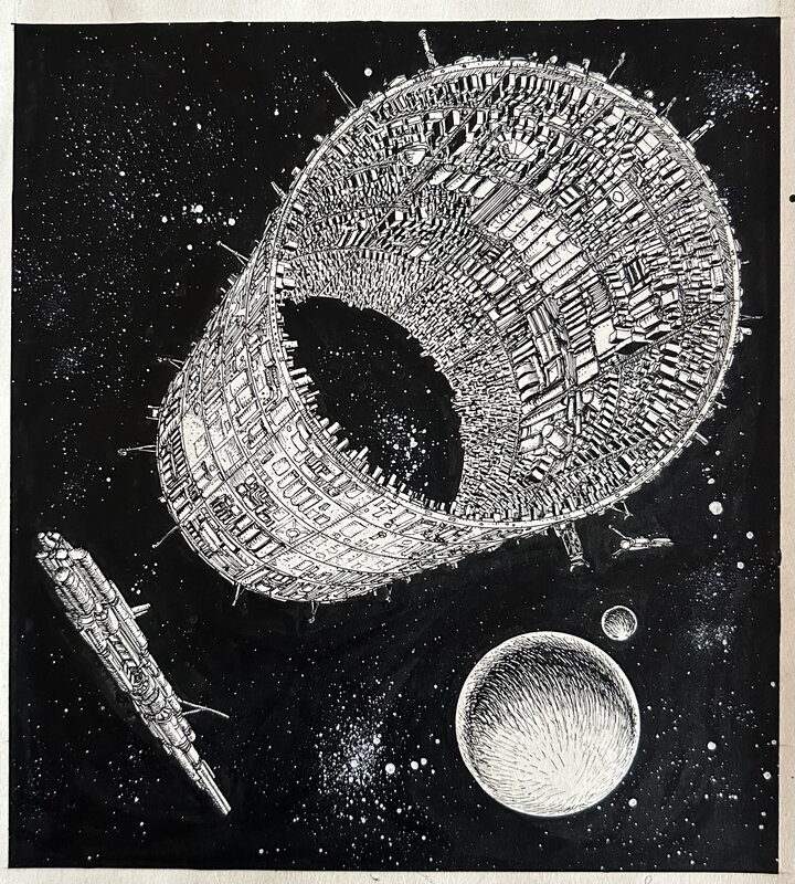 Giménez Juan, illustration SF, Eura, 1973 - Illustration originale