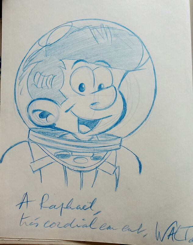 Gos, LE SCRAMEUSTACHE   T6 LA FUGUE DU SCRAMEUSTACHE - Dédicace