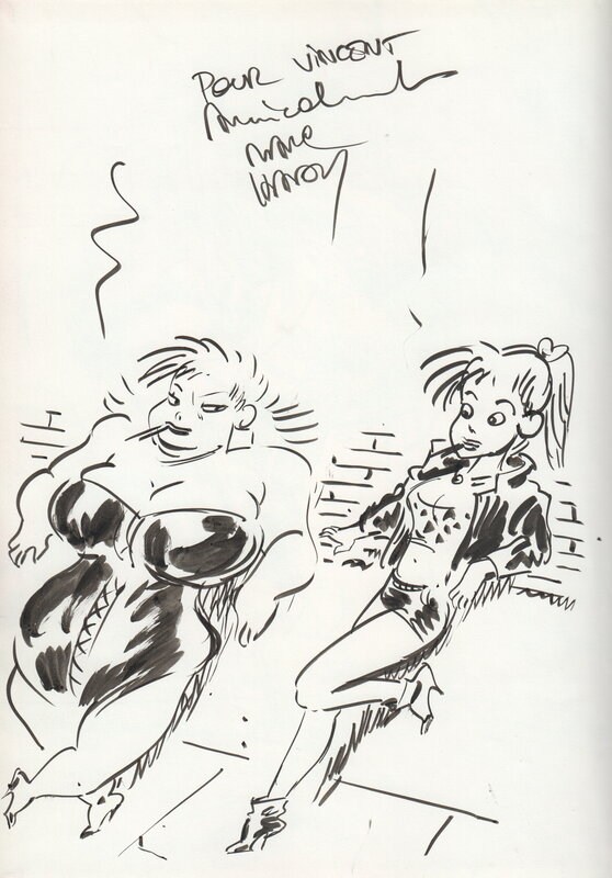 Lolo et Sucette par Marc Hardy - Dédicace