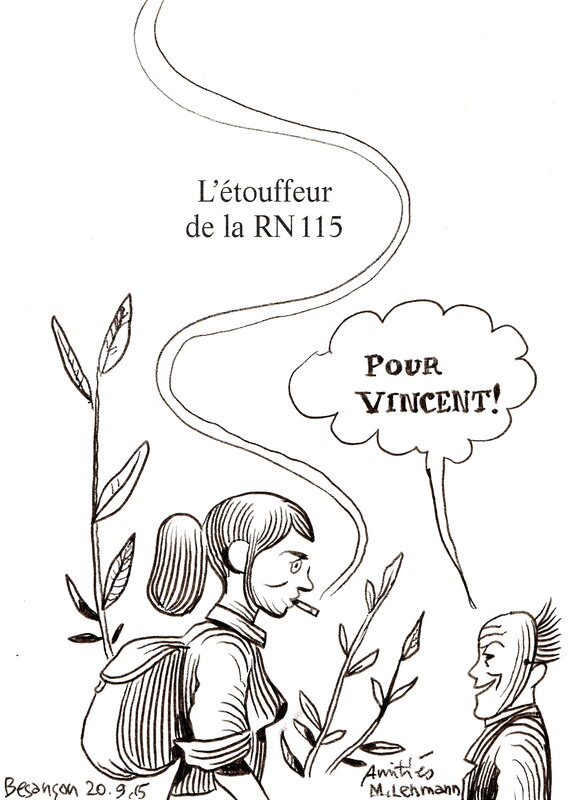 Matthias Lehmann, L'etouffeur de la RN 115 - Sketch