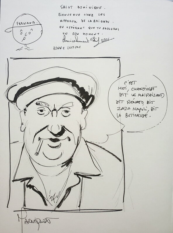 Frédéric Marniquet, Philippe Chanoinat, La BRIGADE DE L'ETRANGE   T1 LE FANTÔME DE PLOUMANACH - Dédicace