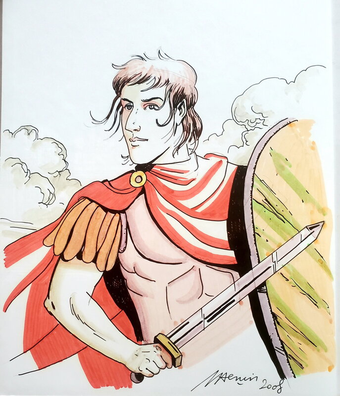 VINCENT HENIN, Jacques Martin, LES VOYAGES D'ALIX    T24 LUTECE - Dédicace