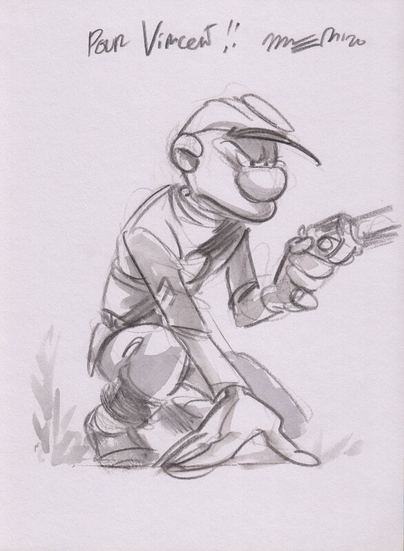 Les tuniques bleues by Jose Luis Munuera - Sketch