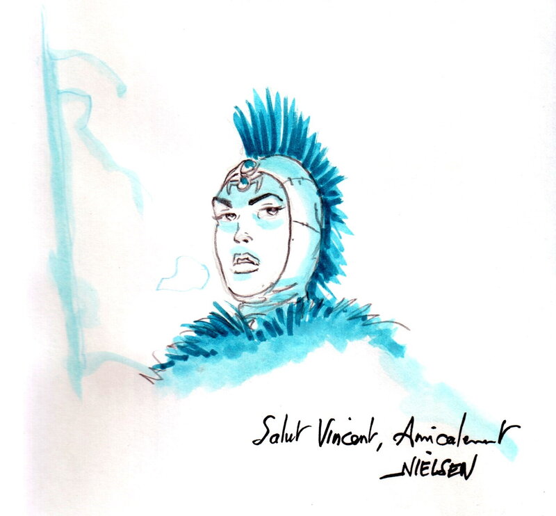 Peter Nielsen, Les traines tenebres - Dédicace