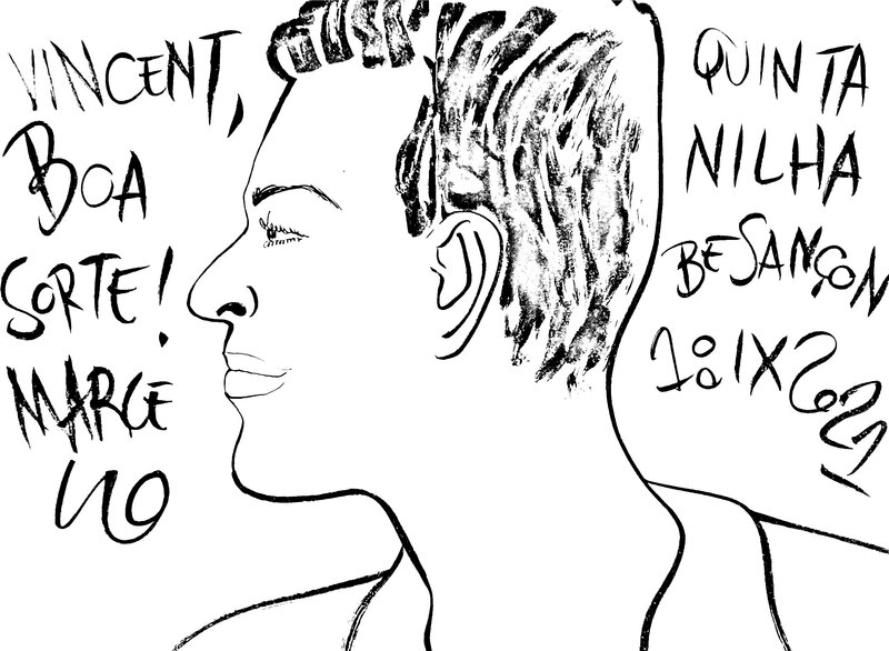 Lumières de Niteroi par Marcello Quintanilha - Dédicace