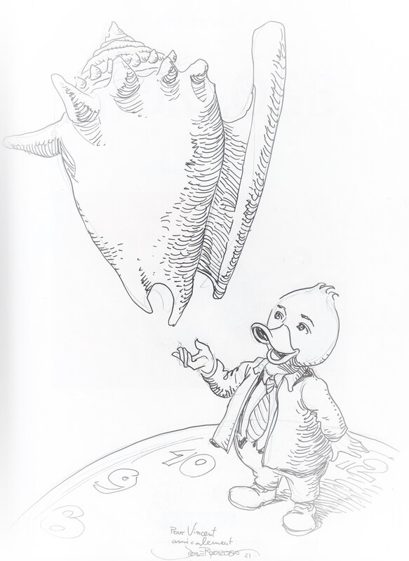 L'horloge by José Roosevelt - Sketch