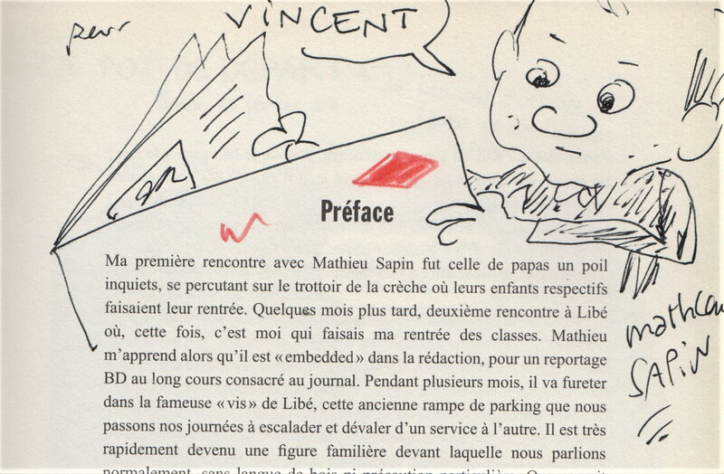 Liberation par Mathieu Sapin - Dédicace