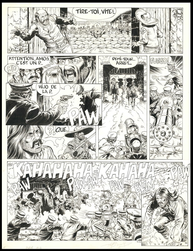 Yves Swolfs, Durango : 5. Sierra sauvage - Planche originale