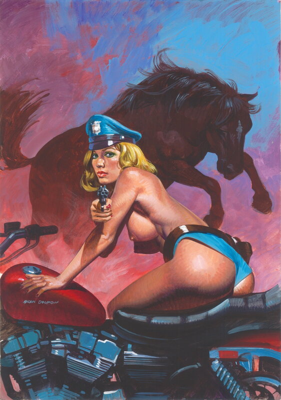 La Poliziotta par Emanuele Taglietti - Couverture originale