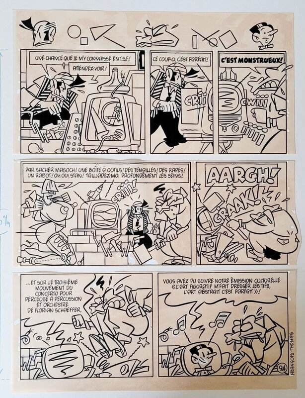 François Thomas, Stan caiman contre les pin up - Comic Strip