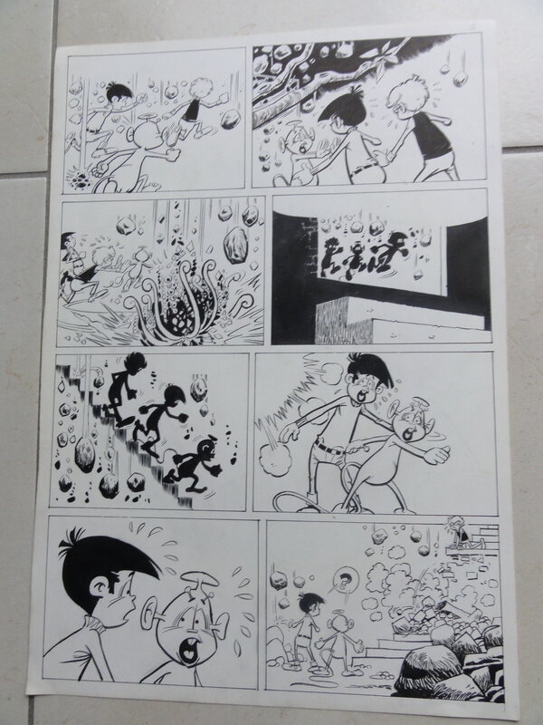 Alfonso Borillo, Kiko 2000 ,l'insaisissable - Planche originale