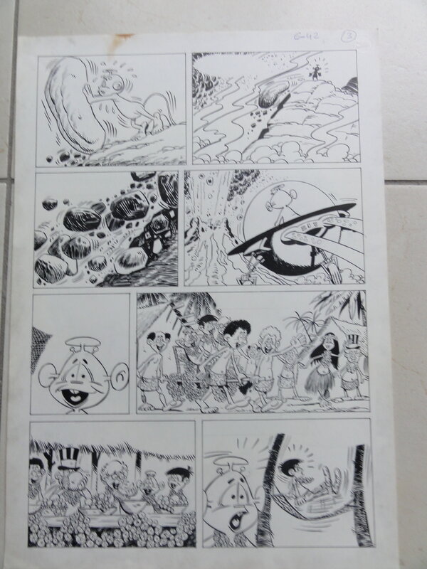 Alfonso Borillo, Kiko 2000 ,l'insaisissable - Planche originale